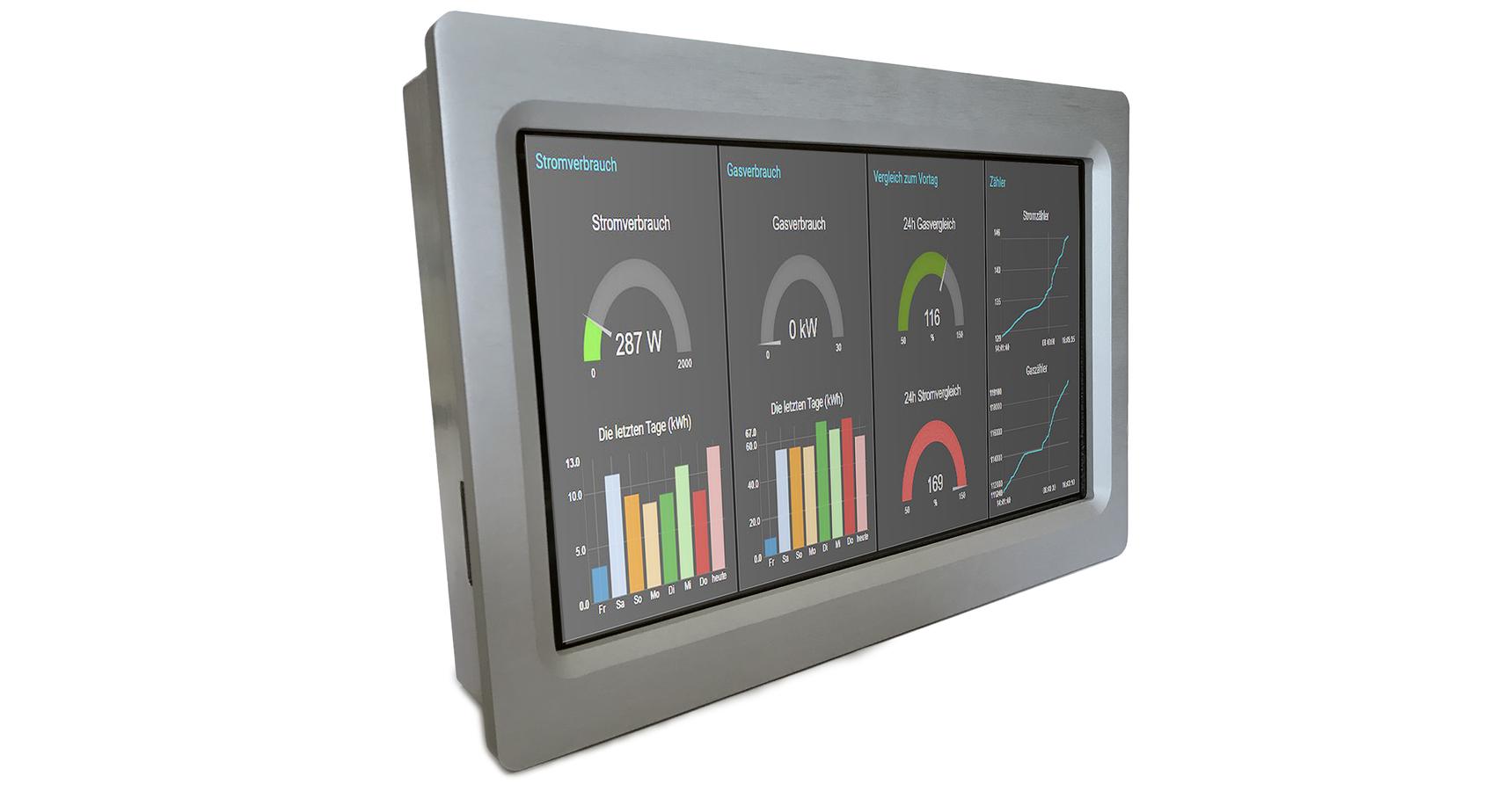 Industrial Shields HMI kijelző 10,1 Érintőképernyő, Panel PC